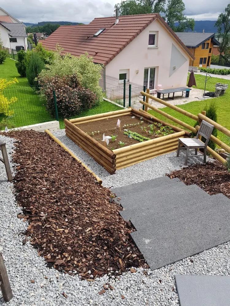 escaliers et maçonnerie paysagère