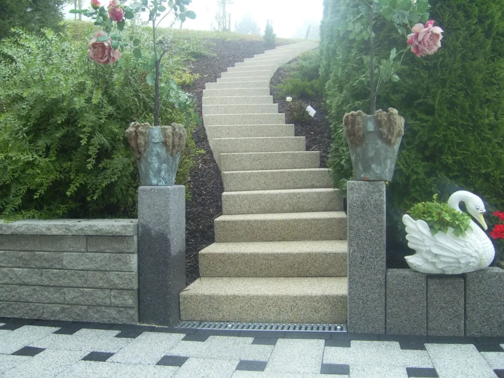 escaliers et maçonnerie paysagère