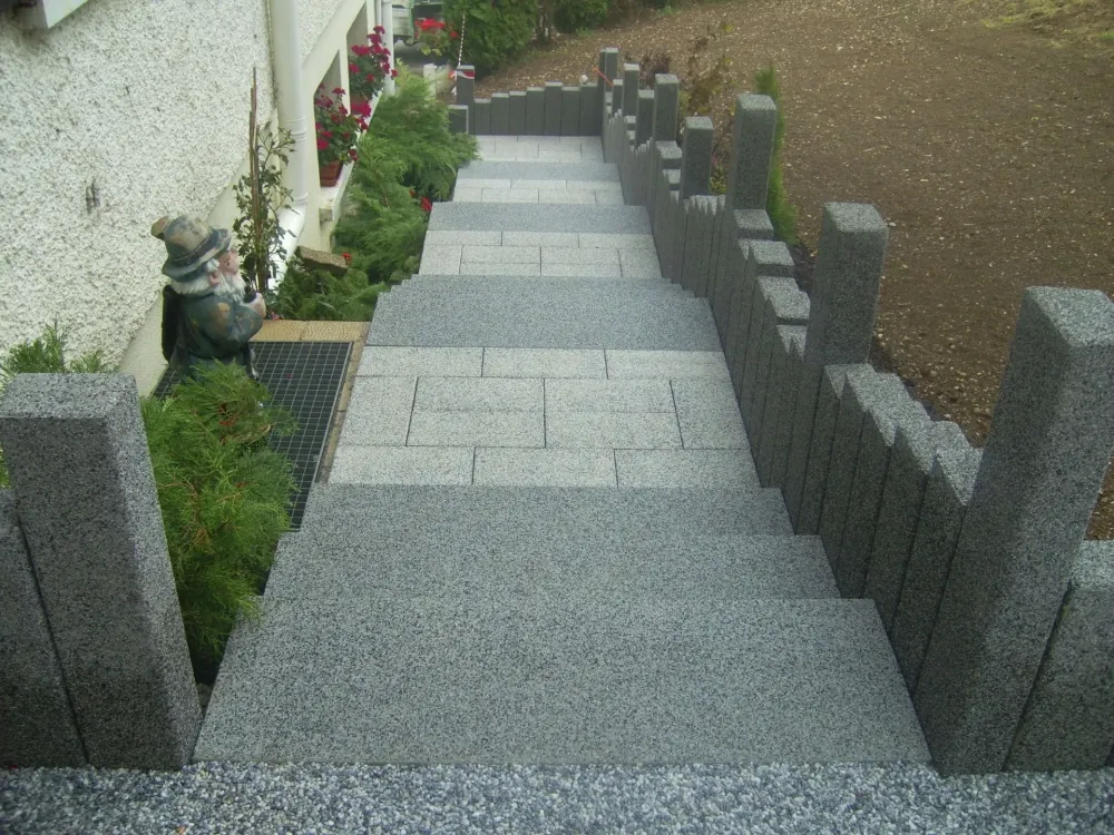 escaliers et maçonnerie paysagère