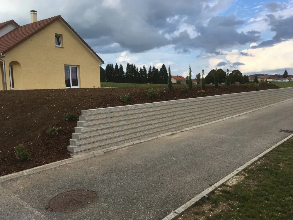 mur de soutènement